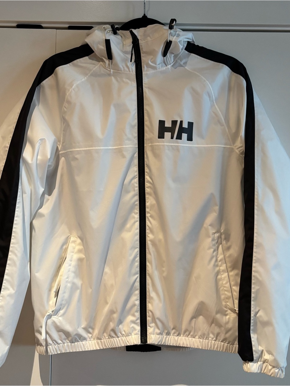 Women’s Helly Hansen White Rain Jacket - Waterproof